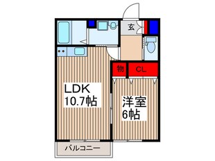 ロイヤルパ－クの物件間取画像